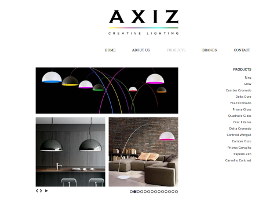 Webdesign: Axiz - Creative Lighting - AXIZ