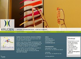 Webdesign: Optiek Kruijen, lokale retail