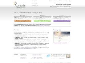 Webdesign: Aurealis - Onze eigen website, Aurealis Webdevelopment