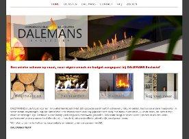 Webdesign: Dalemans - Hout-, gas- en electrische haarden, inclusief afwerking
