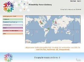 Webdesign: Friendship Force Limburg - Internationale uitwisselingen en kennismakingsprogramma's