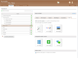 Webapplicaties: Aurealis MySite CMS - Ga naar de demo-site van Aurealis MySite